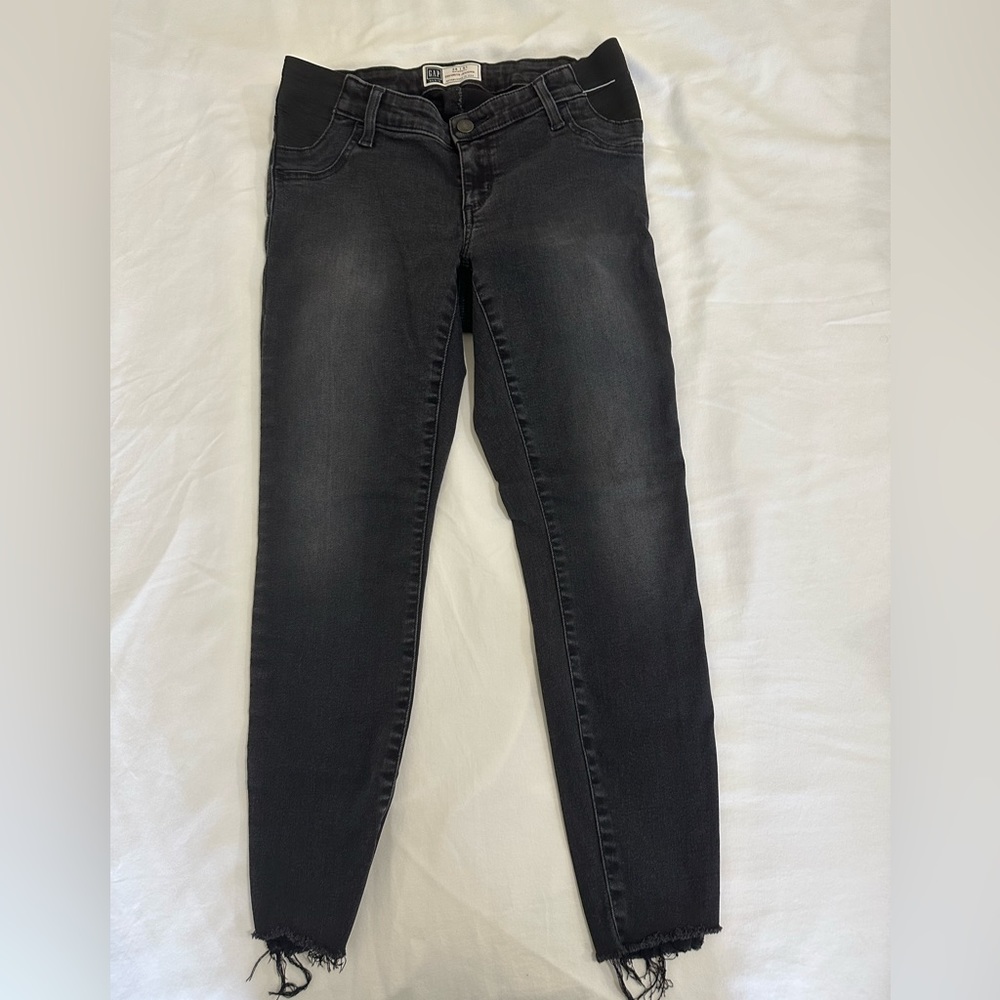 Gap Maternity - Favorite Jegging with Inset Panels - raw hem 6S